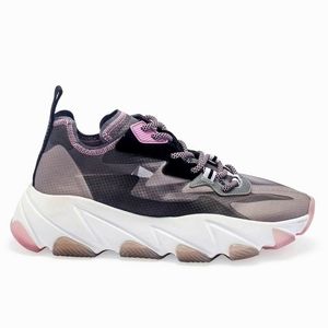 NIB ASH Eclipse Fog Silver Sheer See Through White Chunky Dad Sneakers sz 41